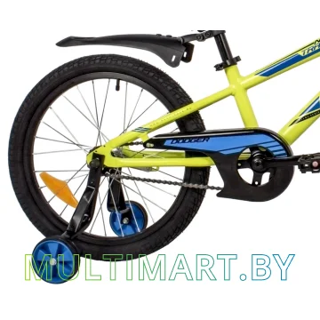 Детский велосипед Novatrack Dodger 205ADODGER.GN22 (зеленый, 2022) картинка 5